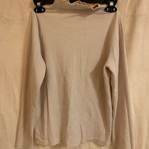 light pink turtleneck